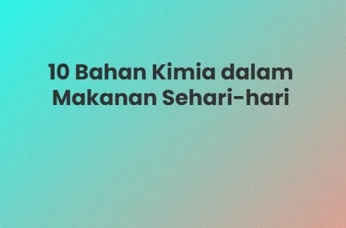 Bahan Kimia