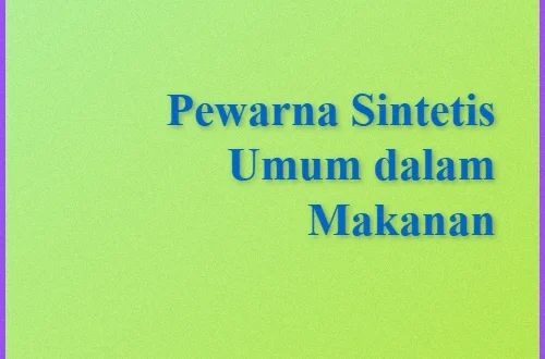 Pewarna Sintetis