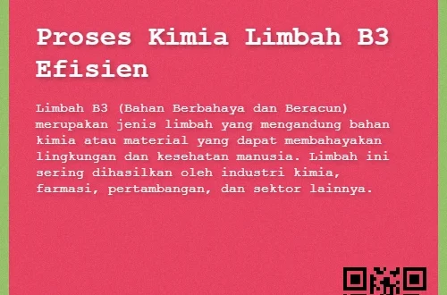 Proses Kimia Limbah B3