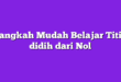Langkah Mudah Belajar Titik didih dari Nol