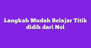 Langkah Mudah Belajar Titik didih dari Nol